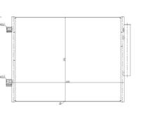 Condensador, aire acondicionado NRF 350458 para GIULIA (952_) 2 2016-2022