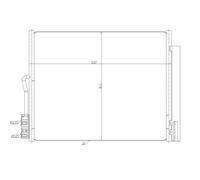NRF 350478 Condensador, aire acondicionado