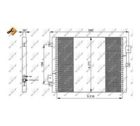 NRF 35795 Condensador, aire acondicionado