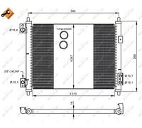 NRF 35926 Condensador, aire acondicionado