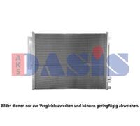 AKS DASIS Condensador Acondicionado Con Secadora para Alfa Romeo Stelvio 2.2 D