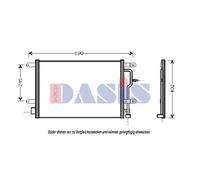 Condensador Aire Acondicionado para Audi A4 8E2 B6 8E5