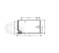 Condensador Aire Acondicionado Para BMW 5er Touring M5 Bj.94-97