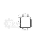 Condensador Aire Acondicionado Para Daihatsu Cuore VI 1.0 Bj.03-04