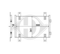 Condensador Aire Acondicionado Para Fiat Ducato Pritsche/Fahrgestell 244