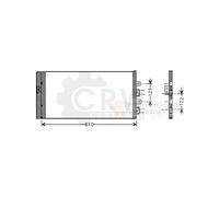 VAN WEZEL 17005298 Condensador, aire acondicionado