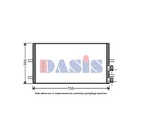AKS DASIS Condensador Aire Acondicionado para Ford Transit Bus Fd _ Fb _ FS _ Fz