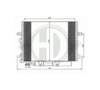 Condensador Aire Acondicionado Para Mercedes-Benz E-Clase W211 Honda