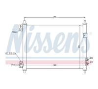 Condensador Aire Acondicionado para Nissan Cabstar F24 _ NT400