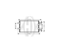 Condensador Aire Acondicionado Para Opel Vivaro Kasten F7 Nissan Primastar