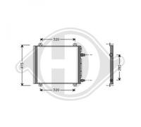 Condensador Aire Acondicionado Para Renault Twingo I C06_ Westfield Seven