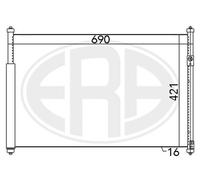 Condensador Aire Acondicionado para Suzuki Grand Vitara II SUV JT Te T ERA 66708