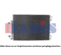 AKS DASIS Condensador Acondicionado Con Secadora para Suzuki SX4 S-CROSS 1.6 Ddi