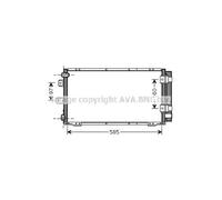 AVA COOLING SYSTEMS TO5395D Condensador, aire acondicionado