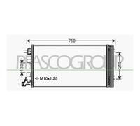 Condensador Aire Acondicionado Prasco RN034C001 Prascoselection para Renault