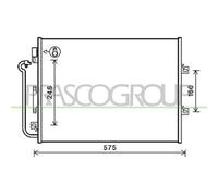 Condensador Aire Acondicionado Prasco RN306C001 Prascoselection para Renault