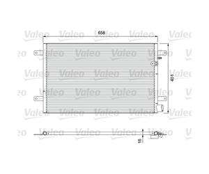 Condensador, aire acondicionado VALEO 814004