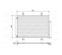 Condensador, aire acondicionado VALEO 814418