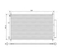 VALEO Condensador, aire acondicionado para HONDA: CR-V (Ref: 822593)