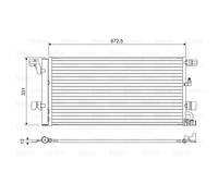 VALEO Condensador, aire acondicionado para AUDI: A6, A4, S5, RS5, A5, S4, A7 (Ref: 822596)