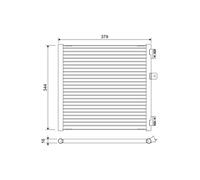 Condensador, aire acondicionado VALEO 822660