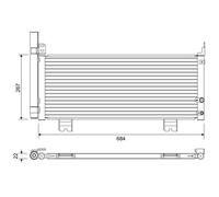 VALEO Condensador, aire acondicionado para LEXUS: GS, IS, RC (Ref: 822663)
