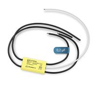 Condensador antiparasitario, 0,2 µF, condensador antiparasitario, condensador de motor tipo BV 18300/48, para dispositivos pequeños