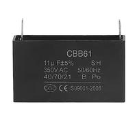 Condensador CBB61 para Generador de Gasolina, Condensador de Arranque 50/60Hz 11uF 350VAC, para Motor de Arranque de Generador y Aparatos Eléctricos