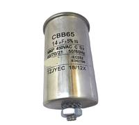 Condensador CBB65 de 5 UF, 10 UF, 15 UF, 20 UF, 25 UF, 30 UF, 35 UF, 40 UF, 50 UF, 60 UF, 70 UF, 80 UF, 100 UF, 450 V(6.5UF 450VAC)