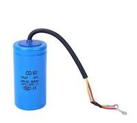 Condensador, condensador de motor, CD60 250V 100uf Condensador de conmutación Componente electrónico a prueba de explosiones para refrigeradores