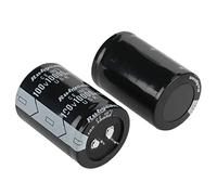 Condensador de 2 piezas 10000UF 100V, condensador electrolítico, alta precisión y estabilidad, práctico accesorio de bricolaje para circuitos electrónicos