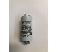 Condensador de 2UF, 450 voltios Salida de Bala simple Faston y Tornillo