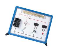 Condensador de ahorro de espacio, placa de descarga de carga para laboratorios de física y proyectos de ciencias educativas, tablero compacto de física, herramienta de ciencia interactiva, capacitor