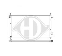 Condensador De Aire Acondicionado Con Secador Para Honda Civic IX Sedán