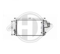 Condensador De Aire Acondicionado Con Secador Para KIA Sportage JE KM