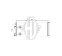 DIEDERICHS Condensador Acondicionado Con Secadora para Opel Corsa E X15 Adam M13