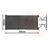 VAN WEZEL 43015702 Condensador, aire acondicionado