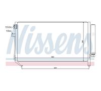 Condensador De Aire Acondicionado Con Secador Para Subaru Forester SG