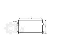 AVA COOLING SYSTEMS DN5263D Condensador, aire acondicionado