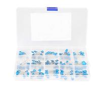 Condensador de alto voltaje Aramox, 180Pcs 100pF-10000pF 15 Value 1kV Kit de surtido de condensadores cer¨¢micos de alto voltaje