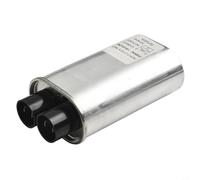 Condensador de alto voltaje de 2100 V CA 0.91uF para microondas, pieza de repuesto directo para Electrolux con función de seguridad de resistencia integrada (1.00UF)