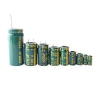 Condensador de aluminio baja frecuencia y alta 63V22UF 6X12 50 piezas Capacitance Meters