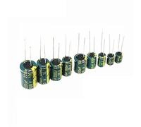 Condensador de aluminio de baja frecuencia y alta frecuencia, 20% 100 UF, 220 UF, 330 UF, 470 UF, 680 UF, 1000 UF, 1500 UF, 2200 UF, 3300 UF(100v2.2UF 50PCS)