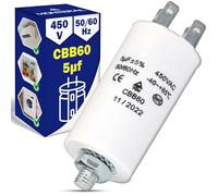 Condensador de Arranque 5µf 450V 50/60Hz Tipo CBB60 con Temperatura de Funcionamiento de -40 a +85°C - Garantía de 10 Años - MONTERAL