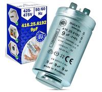 Condensador de Arranque 9µf 425V - 475V 50/60Hz con Temperatura de Funcionamiento de -25 a +70°C - MADE IN EU - MONTERAL