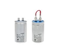 Condensador de arranque automático for lavadora CBB65, 450V, 9UF, carcasa de aluminio a prueba de explosiones, inserto único/con cable, 1 Uds.(9UF Single Insert)