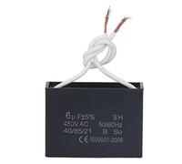 Condensador de Arranque CBB61 6uF 450V AC 50/60Hz Accesorio de Funcionamiento del Motor Condensador de Película Metalizada 60x35x23mm para Generador de Motor de Bomba de
