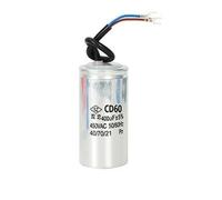 Condensador de arranque de aluminio CD60 de 400 μF y 450 V CA - Para motores monofásicos, refrigeradores, bombas, aires acondicionados y compresores - 1 unidad SYNN (400 uF)