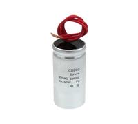 Condensador de arranque de bomba de agua for deshidratador de lavadora con motor CBB60, 4UF/6/8/10/12/16/20/25/30/40/45/50/60UF, 450 V, carcasa de aluminio, 1 unidad(40UF 450V)