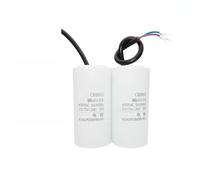 Condensador de arranque de grúa eléctrica CBB60 - 20/30/35/40/45/50/60/70/80/90/100/120 UF - Condensador de funcionamiento - 450 V - Blanco